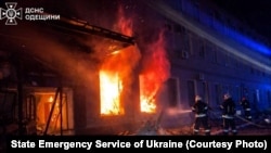 Наступствы аднаго з папярэдніх удараў расейскіх войскаў па Адэсе, красавік 2026. Ілюстрцыйнае фота