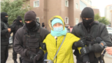 Kazakh Police Detain Demonstrators Demanding Release Of Relatives In China