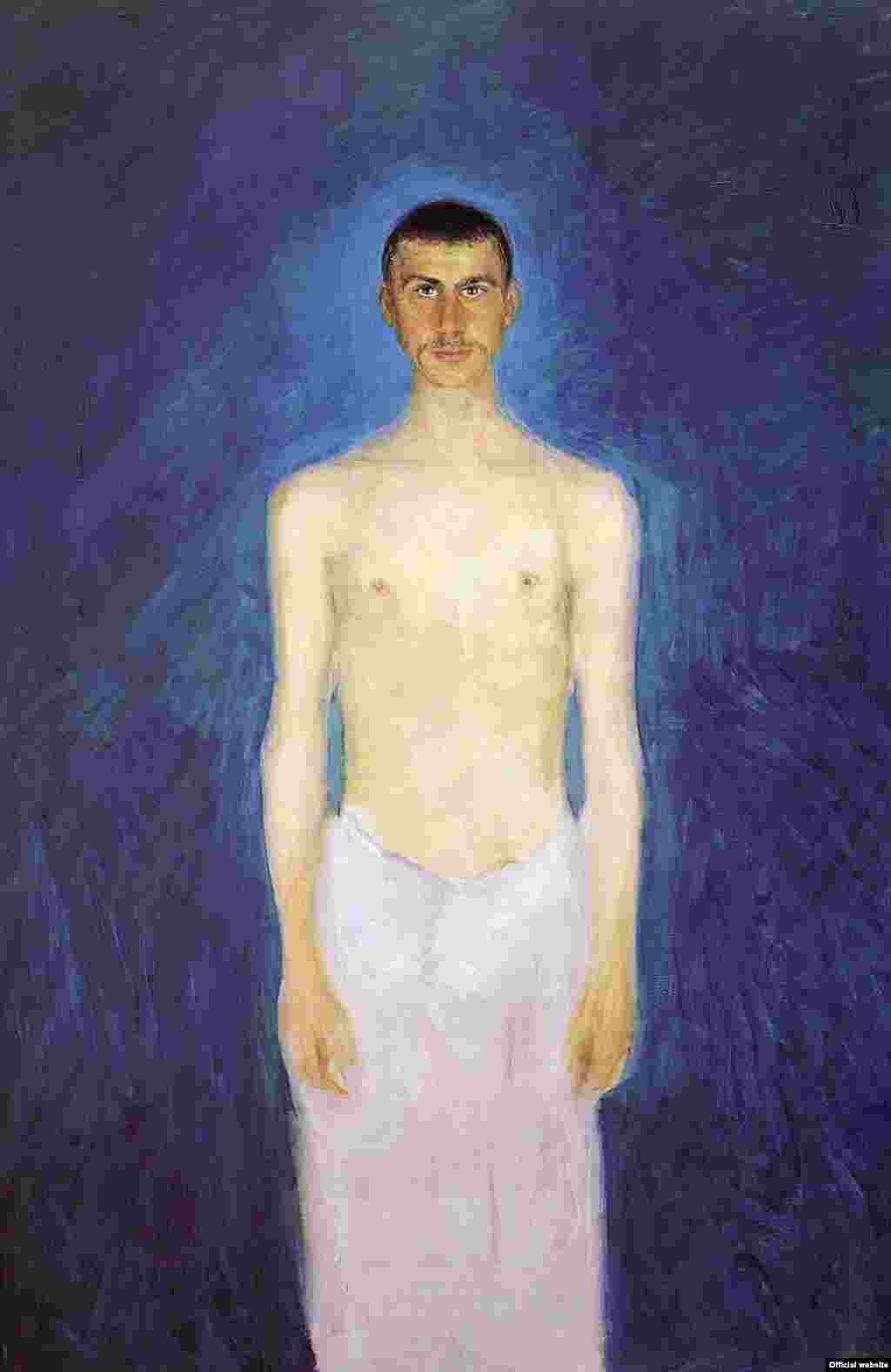 Semi-Nude Self-Portrait, 1902/04, Oil on canvas, 159 x 109 cm, &copy; Leopold Museum, Vienna