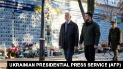 Владимир Зеленский и Петр Павел. Киев, 16 января