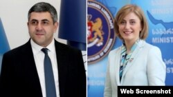 ფოტოკოლაჟი. ზურაბ პოლოლიკაშვილი და თეა მაისურაძე 