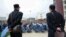 Guards monitor Uyghur inmates at a reeducation camp in northwestern China's Xinjiang region. (file photo)