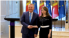 Minister of Justice, Veronica Mihailov-Moraru, and European Commissioner for Democracy, Justice, Rule of Law, Michael McGrath
