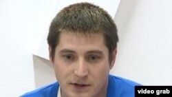 Максим Лапунов на пресс-конференци в Москве. 16 октября 2017 года.