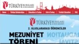 "Türkiýe Burslari" programmasynyň resmi websahypasyndan bir bölek.