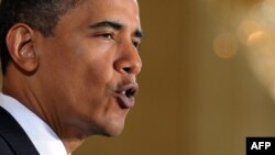 Барак Обама під час виступу з пропозицією внесення змін до системи фінансового регулювання американської економіки, Вашингтон, 17 червня 2009 р.
