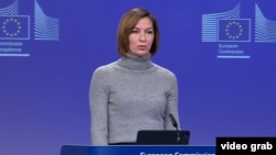 Про це під час брифінгу Єврокомісії заявила речниця з питань санкцій Шивон Макгаррі