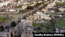 Erməni silahlı qüvvələrinin işğal etdikləri Azərbaycanın Ağdam şəhərindən qalanlar...