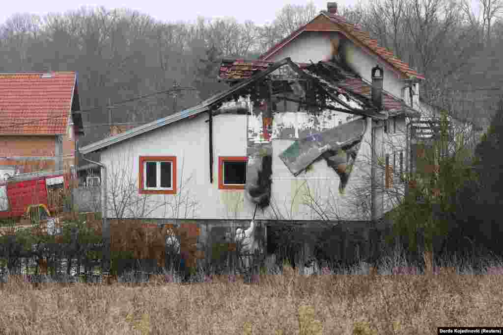 Uviđaj nakon požara u domu za stara lica, Barajevo, 20. januar &nbsp;