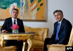 Milanović je potvrdio da za optužnice zna već neko vrijeme, kao i hrvatski premijer Andrej Plenković (fotografija sa jednog od susreta predsjednika i premijera Hrvatske)