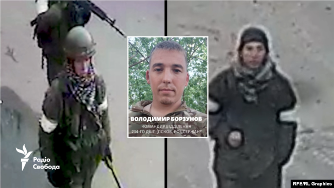 Borzunov në kamerat e mbikëqyrjes në Bucha
