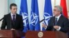 Armenia - President Serzh Sarkisian (R) and NATO’s Secretary General Anders Fogh Rasmussen at a joint press conference in Yerevan, 6Sept2012.