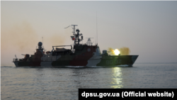 Український прикордонний корабель в Азовському морі (архівне фото)
