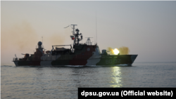 Украинские учения в Азовском море, ночь с 29 на 30 июля 2021 года