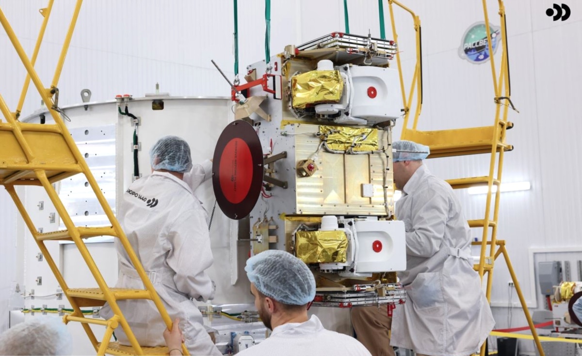 The Rassvet satellite system at Bureau 1440, Russia