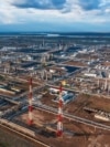FILE PHOTO: A general view shows Lukoil's oil refinery in Volgograd, Russia