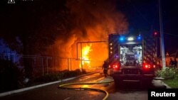 Urmările unui atac rusesc cu drone asupra portului Ismail de la Dunăre. Imagine de arhivă.