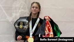 صوفیه سروری، ورزشکار افغان رشته ورزش رزمی «گراپلینگ»