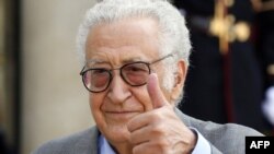 United Nations peace envoy to Syria Lakhdar Brahimi