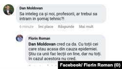 Florin Roman, șomaj tehnic pentru profesori