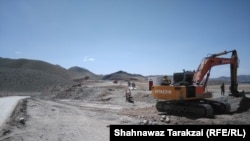 Construction on the China-Pakistan Economic Corridor road in Balochistan.