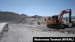 Construction on the China-Pakistan Economic Corridor road in Balochistan.