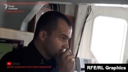 Заступник начальника штабу Одеського загону морської охорони Грабовський запитує у росіян по радіозв'язку, чому вони перебувають поблизу українського газового родовища