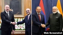 ფოტოებზე: აზერბაიჯანისა და პაკისტანის პრეზიდენტები, სომხეთისა და ინდოეთის პრემიერ-მინისტრები. 