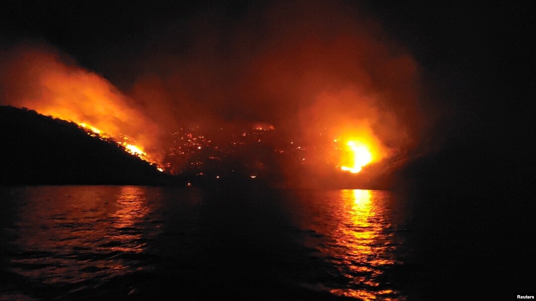 Un incendiu de pădure a izbucnit la finalul lunii iunie pe insula grecească Hydra.