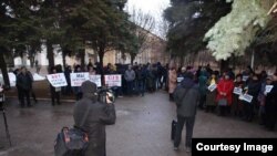 Митинги в Краматорске: за импичмент и в поддержку Порошенко,1 марта 2019 года