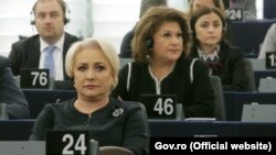 Premierul român Viorica Dăncilă în Parlamentul European