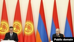 Հայաստանի վարչապետ Նիկոլ Փաշինյանն ու նախագահ Սադիր Ժապարովը բանակցություններից հետո հանդես են գալիս հայտարարություններով, 17-ը հոկտեմբերի, 2026 թ.  