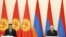 Հայաստանի վարչապետ Նիկոլ Փաշինյանն ու նախագահ Սադիր Ժապարովը բանակցություններից հետո հանդես են գալիս հայտարարություններով, 17-ը հոկտեմբերի, 2026 թ.  