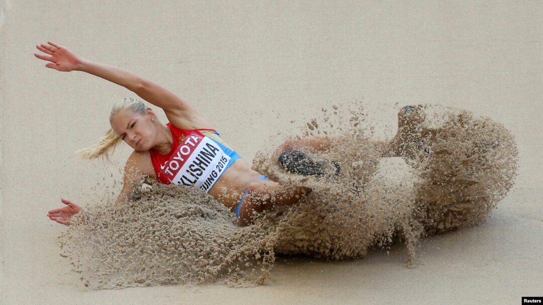 Darya Klishina competing in Beijing in August.