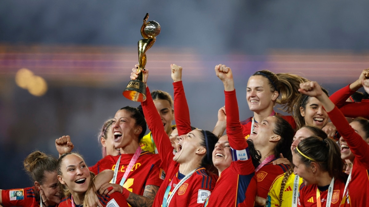 The Spanish national team won the Women’s World Cup