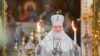 В Даниловом монастыре выставили репродукцию "Троицы" с патриархом 
