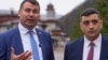 Liderul „Democrației Acasă”, Vasile Costiuc (stânga) într-o fotografie cu George Simion, liderul Alianței pentru Unirea Românilor (AUR) 