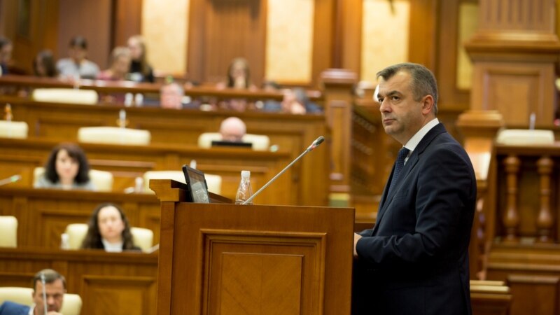 Platforma DA și PAS au depus în Parlament moțiunea de cenzură împotriva Guvernului Ion Chicu