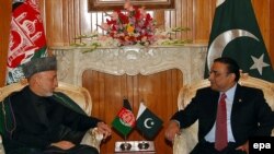 Afghanistan's President Hamid Karzai (left) and his Pakistani counterpart Asif Ali Zardari have rarely seen eye to eye on Pakistan's role in fighting militants in Afghanistan.