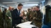 Generalni sekretar NATO-a Mark Rutte njemačko-holandskom korpusu u Münsteru, 1. oktobra.