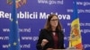 Cecilia Malmström la o conferință de presă în Chișinău, 7 noiembrie 2017.