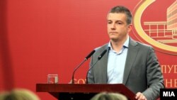 Министерот за информатичко општество и администрација Дамјан Манчевски.