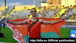 Belarusian high jumper Dzmitry Nabokau (file photo)