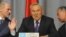 Президенттер А. Лукашенко (солдо), Н.Назарбаев (ортодо) жана К.Бакиев (оңдо) Минск шаарында, 27-ноябрь, 2009-жыл. 