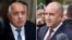 Лидерът на ГЕРБ Бойко Борисов (вляво) и президентът Румен Радев