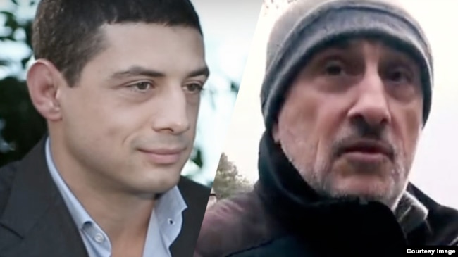 Слева – Отари Садов (кадр из видеоинтервью изданию World Business Chanel), справа – Леонид Садов, кадр из сюжета телеканала "Дождь"
