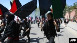 مراسم روز جهانی کارگر در آنکارا، پایتخت ترکیه، به درگیری با پلیس منجر شد.