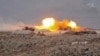Artillery fired toward militant jihadists' position in Jurud Arsal, a mountainous region bordering Syria, last month.