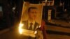 Апазыцыя спальвае партрэт Башара Асада ў Дамаску