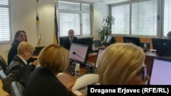 Predsjednik VSTV Tegeltija na sjednici VSTV na kojoj je razmatran njegov rad nakon afere 'Potkivanje' Sarajevo, maj 2019.